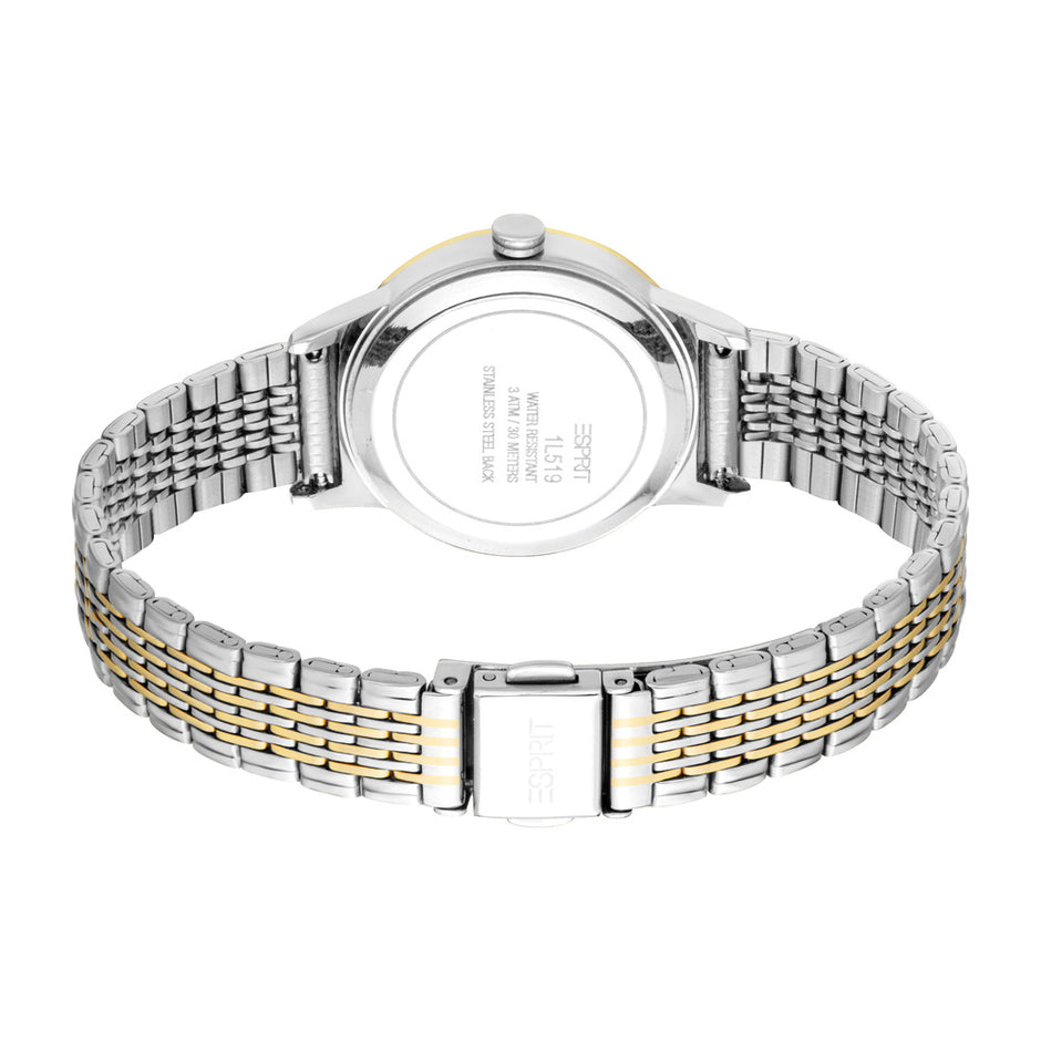 طقم ساعة فيوليت ثنائية اللون نسائية