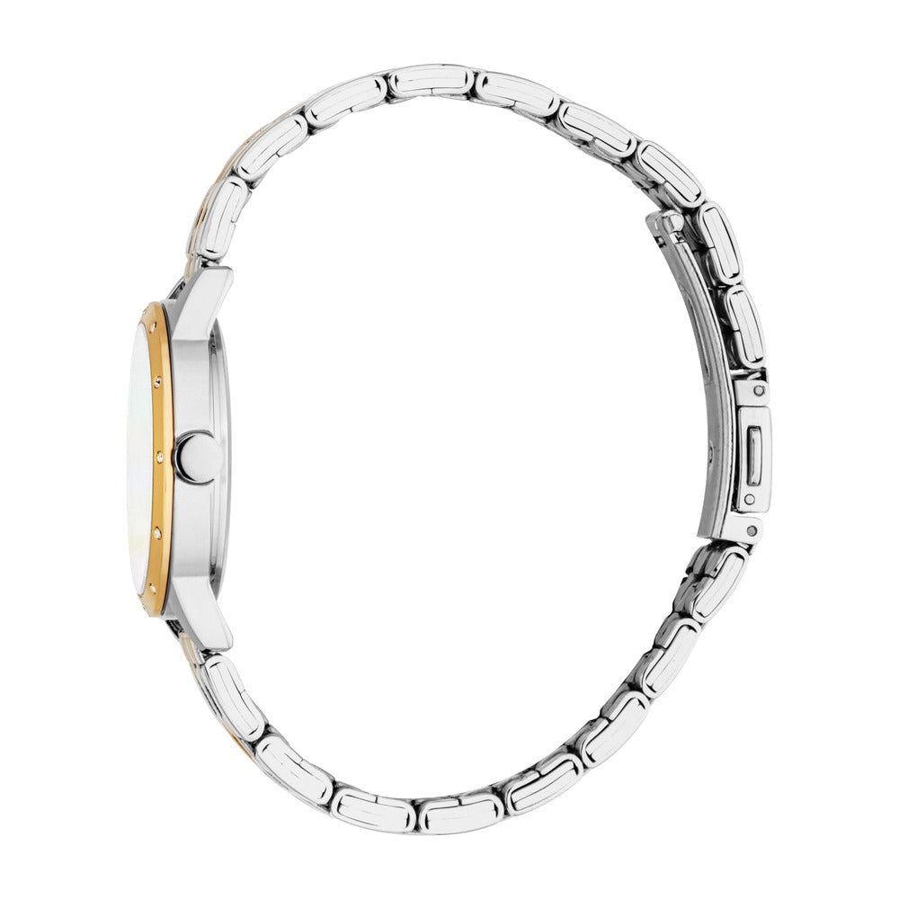 مجموعة ساعات كاثرين النسائية ثنائية اللون