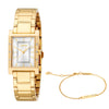 Women Rhea Golden Watch Set