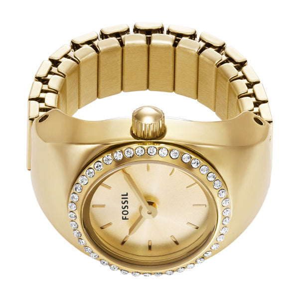 Women Gold Ring Watch