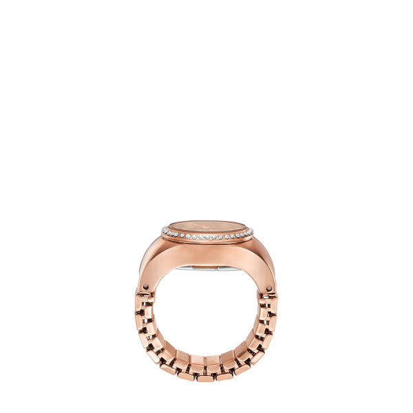 Women Rose Gold Ring Watch
