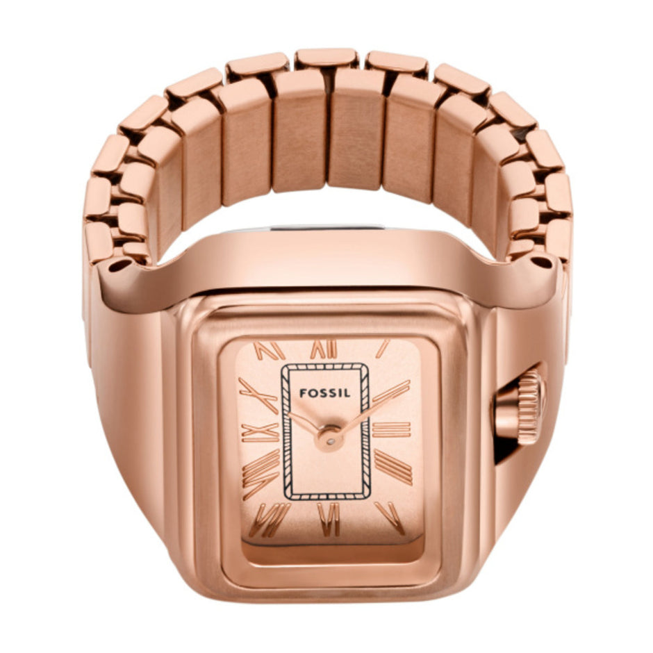 Women Raquel Rosegold Ring Watch