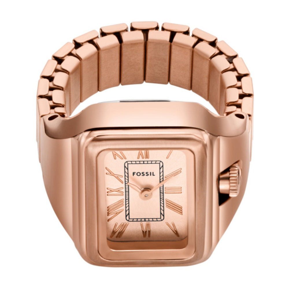 Women Raquel Rosegold Ring Watch