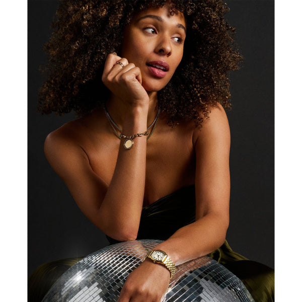 ساعة هارلو ذهبية للنساء