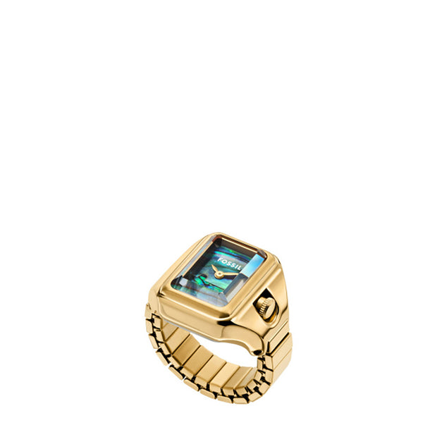 Women Raquel Golden Ring Watch