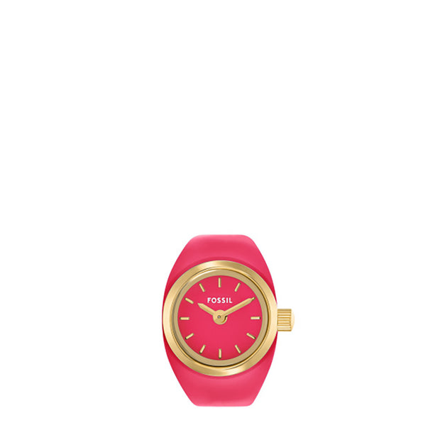Women Pink Ring Watch