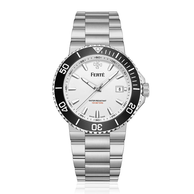 Men Silver Watch