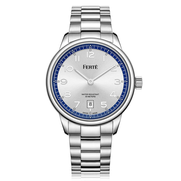 Men Silver Watch