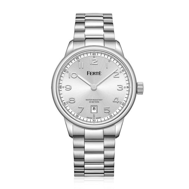 Men Silver Watch