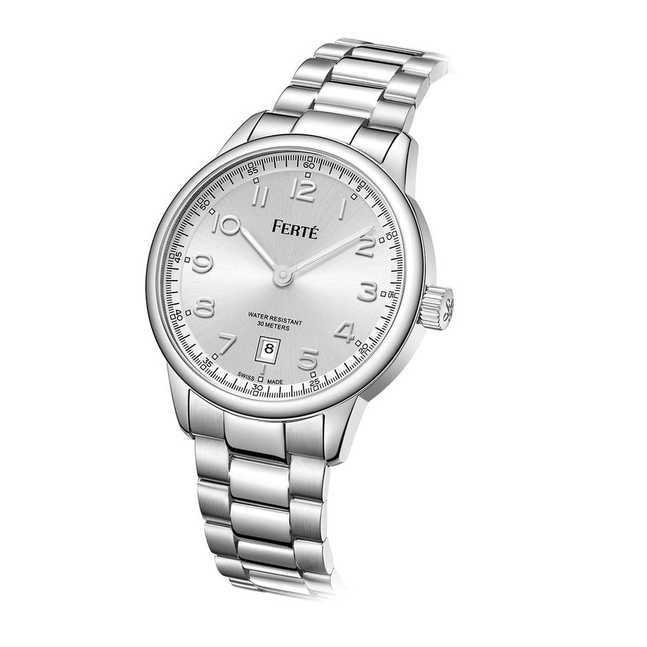 Men Silver Watch