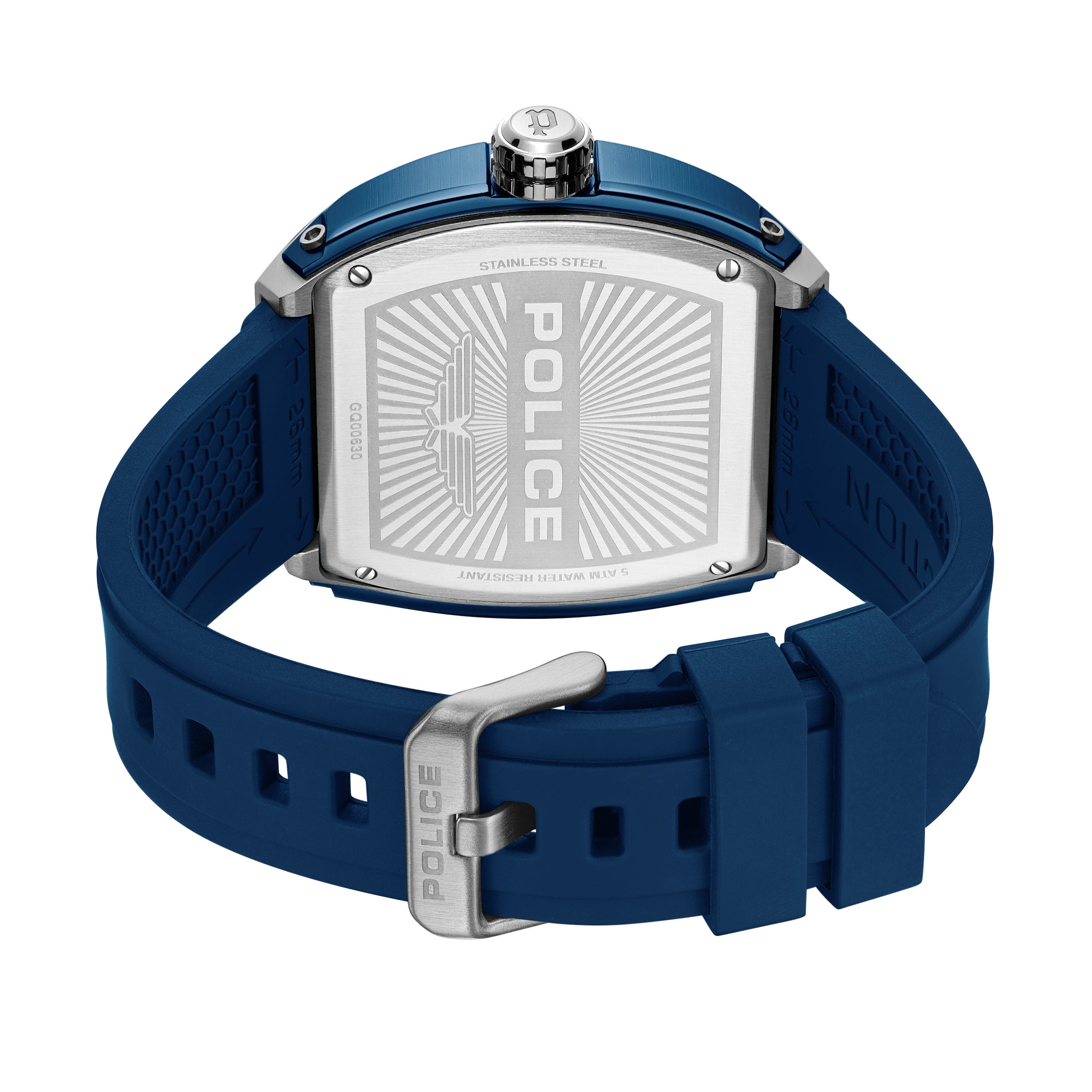 ساعة فلاش زرقاء للرجال