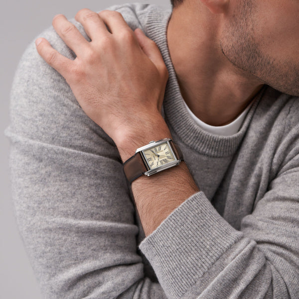 Men Carraway Brown Leather Watch