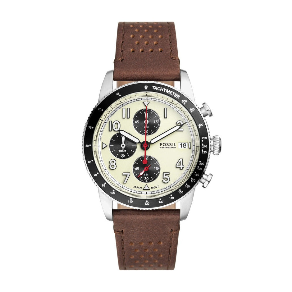 Men Sport Tourer Cream Watch