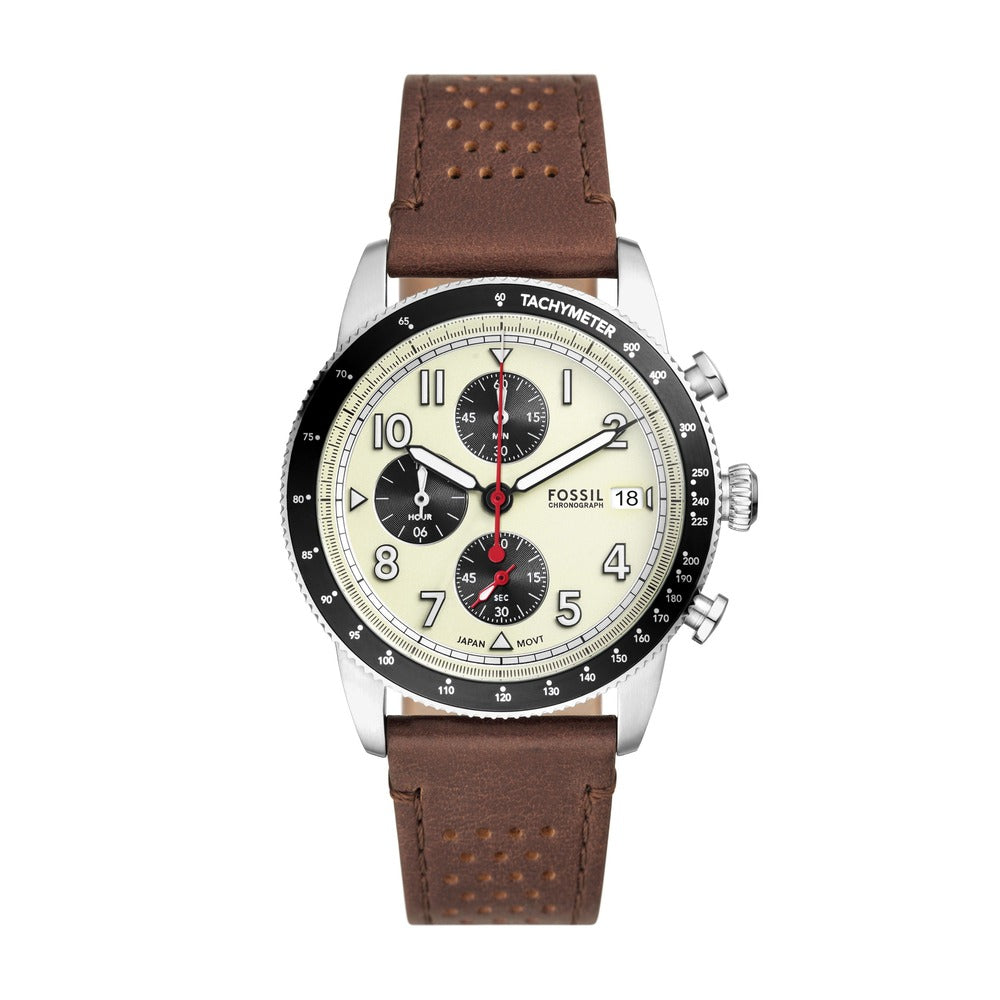 Men Sport Tourer Cream Watch