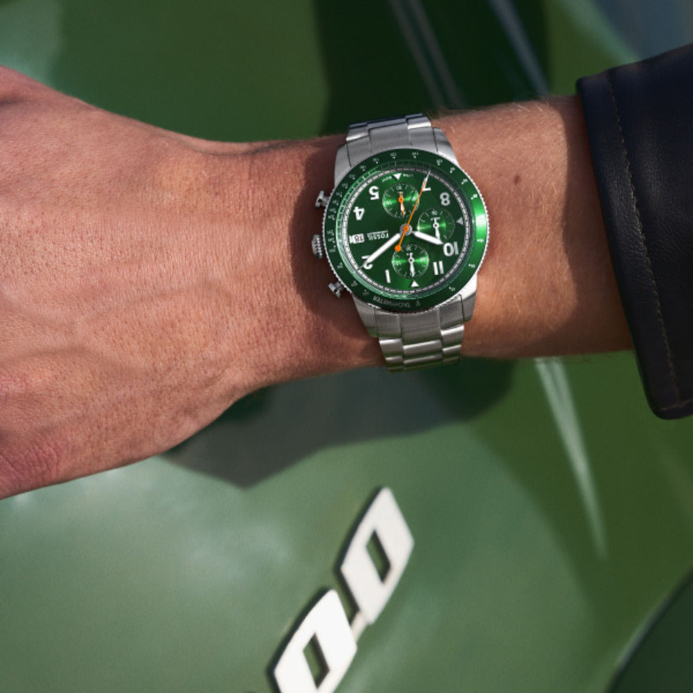 Men Sport Tourer Green Watch