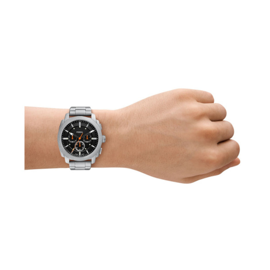 Men Machine Silver Watch