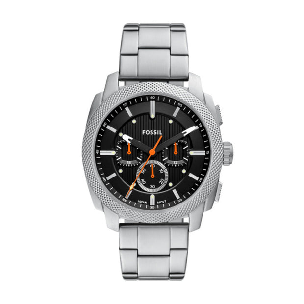 Men Machine Silver Watch