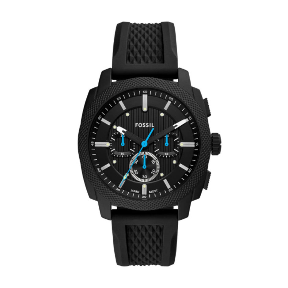 Men Machine Black 44mm Watch