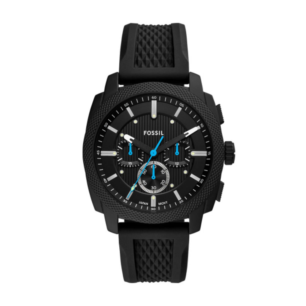 Men Machine Black 44mm Watch