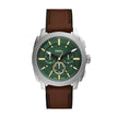 Men Machine Brown Watch
