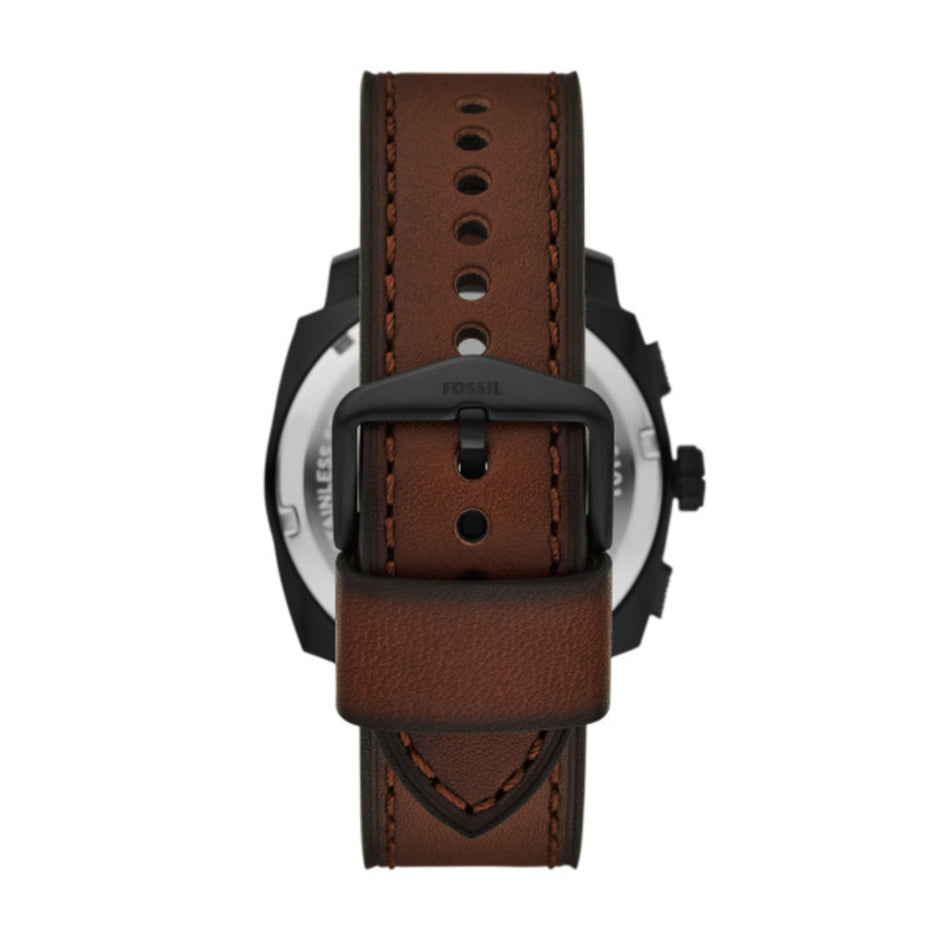 Men Machine Brown Watch Set