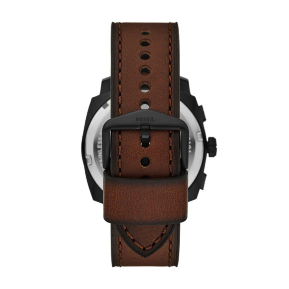 Men Machine Brown Watch Set