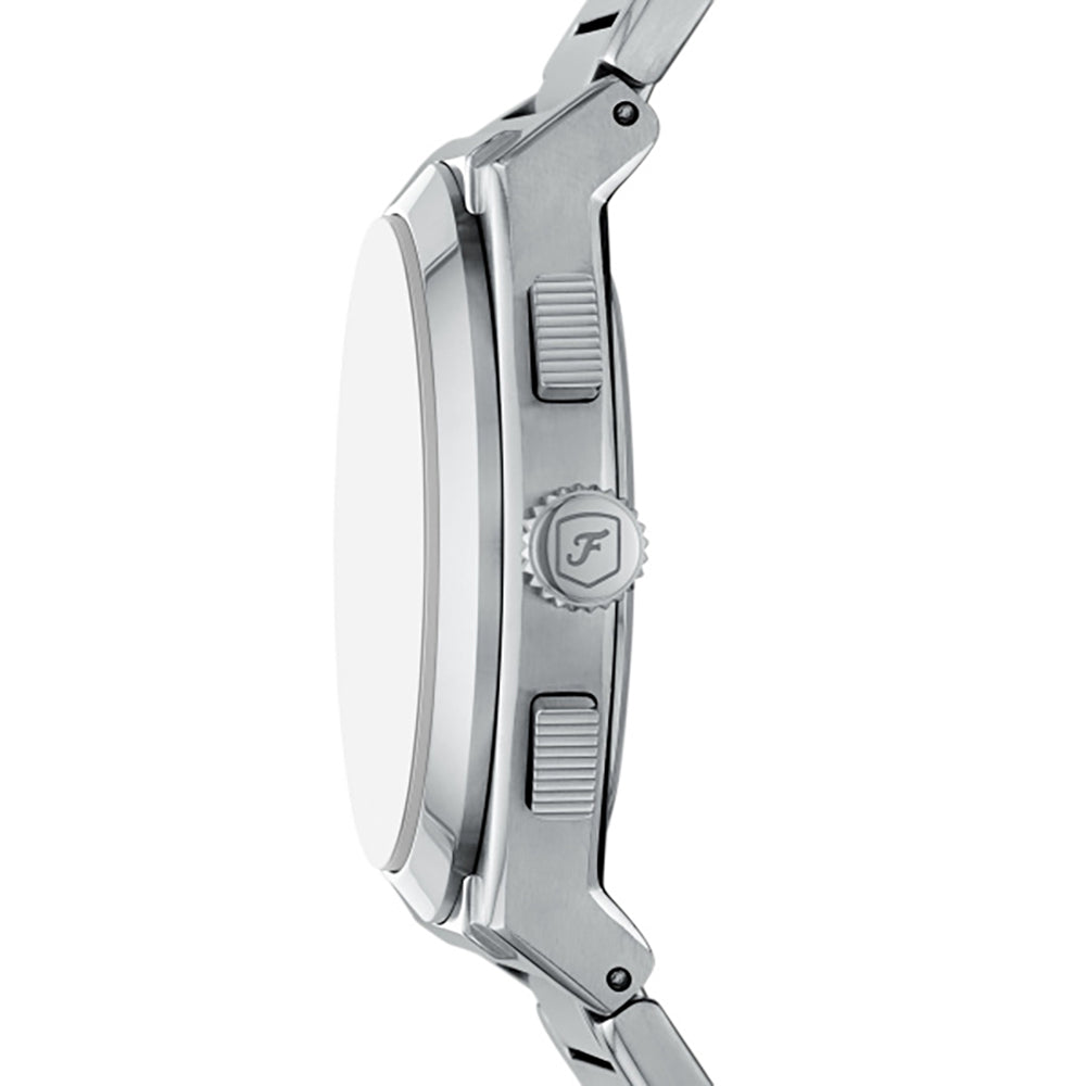 ساعة إيفريت فضية للرجال