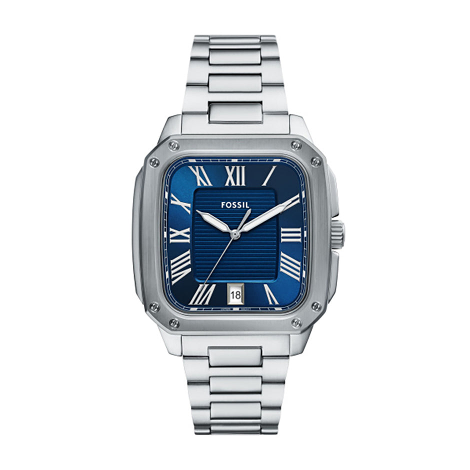 Men Crosby Silver Watch