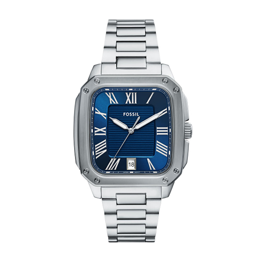 Men Crosby Silver Watch
