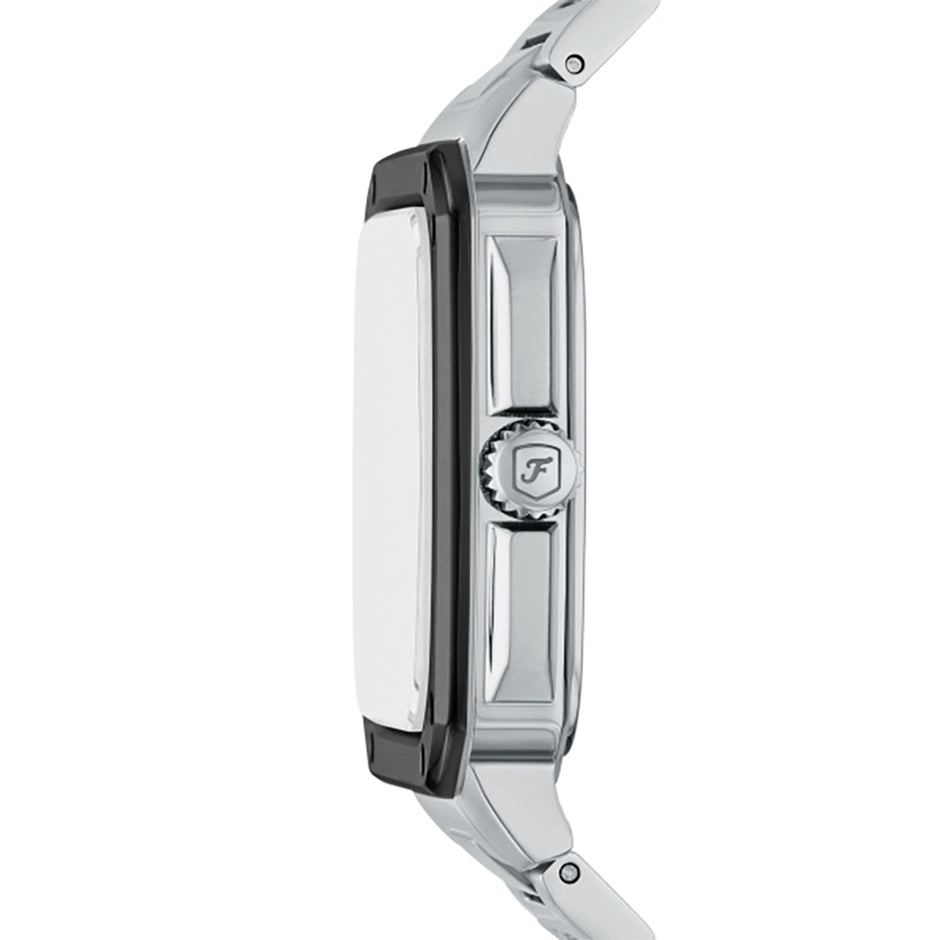 Men Crosby Silver Watch