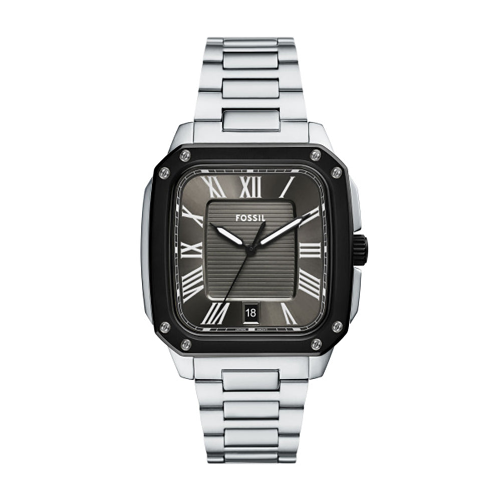 Men Crosby Silver Watch