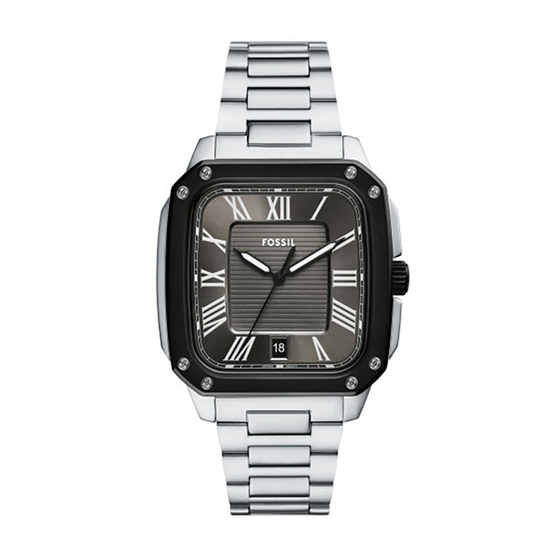 Men Crosby Silver Watch