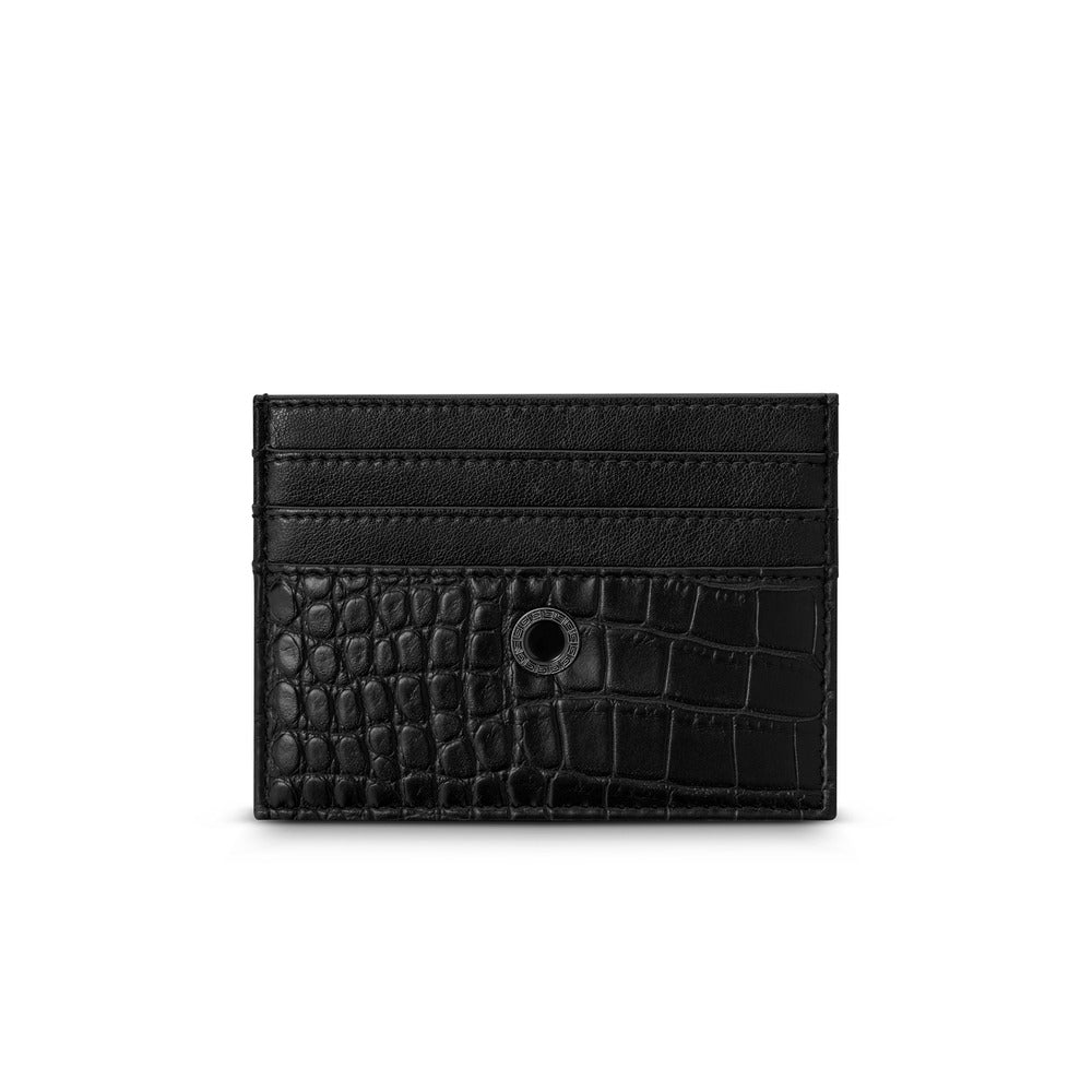 Men Alain Black Card Holder