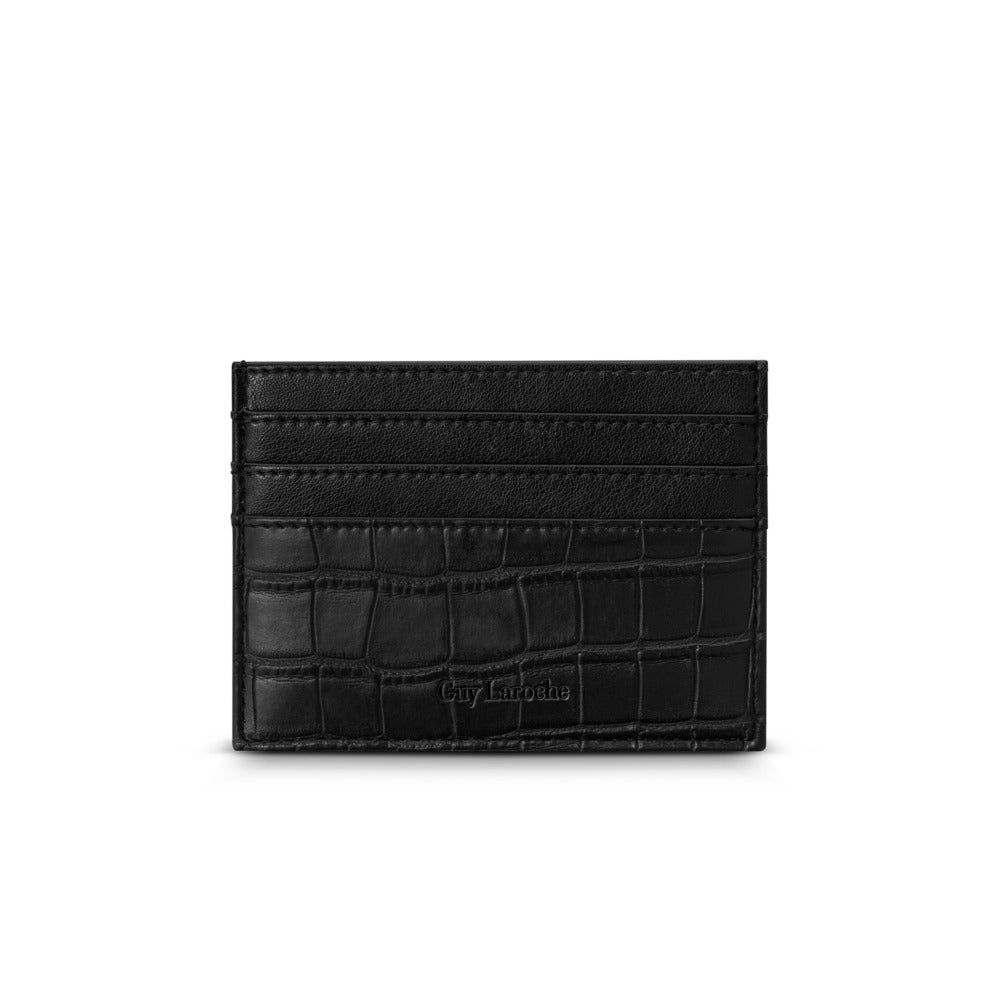 Men Alain Black Card Holder