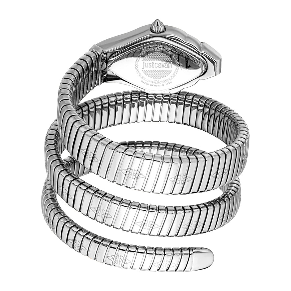 ساعة كريستالو فضية نسائية