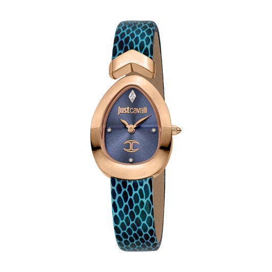 Women Diversa Snake Blue Watch