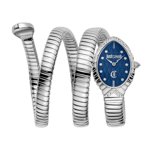 Women Specchio Snake Silver Watch