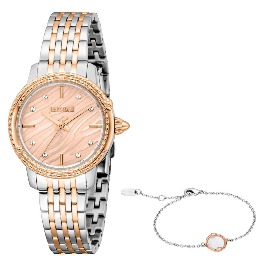 Women Euforia Two Tone Watch Set