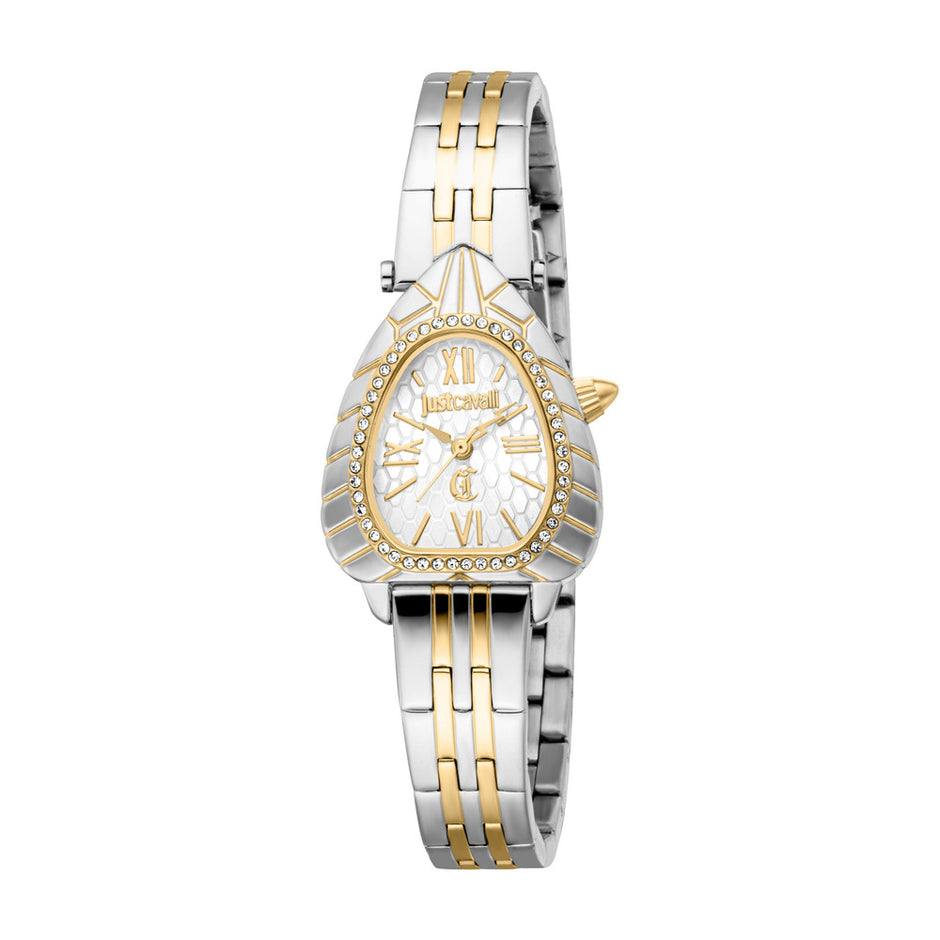 Women Animalier Two Tone Watch