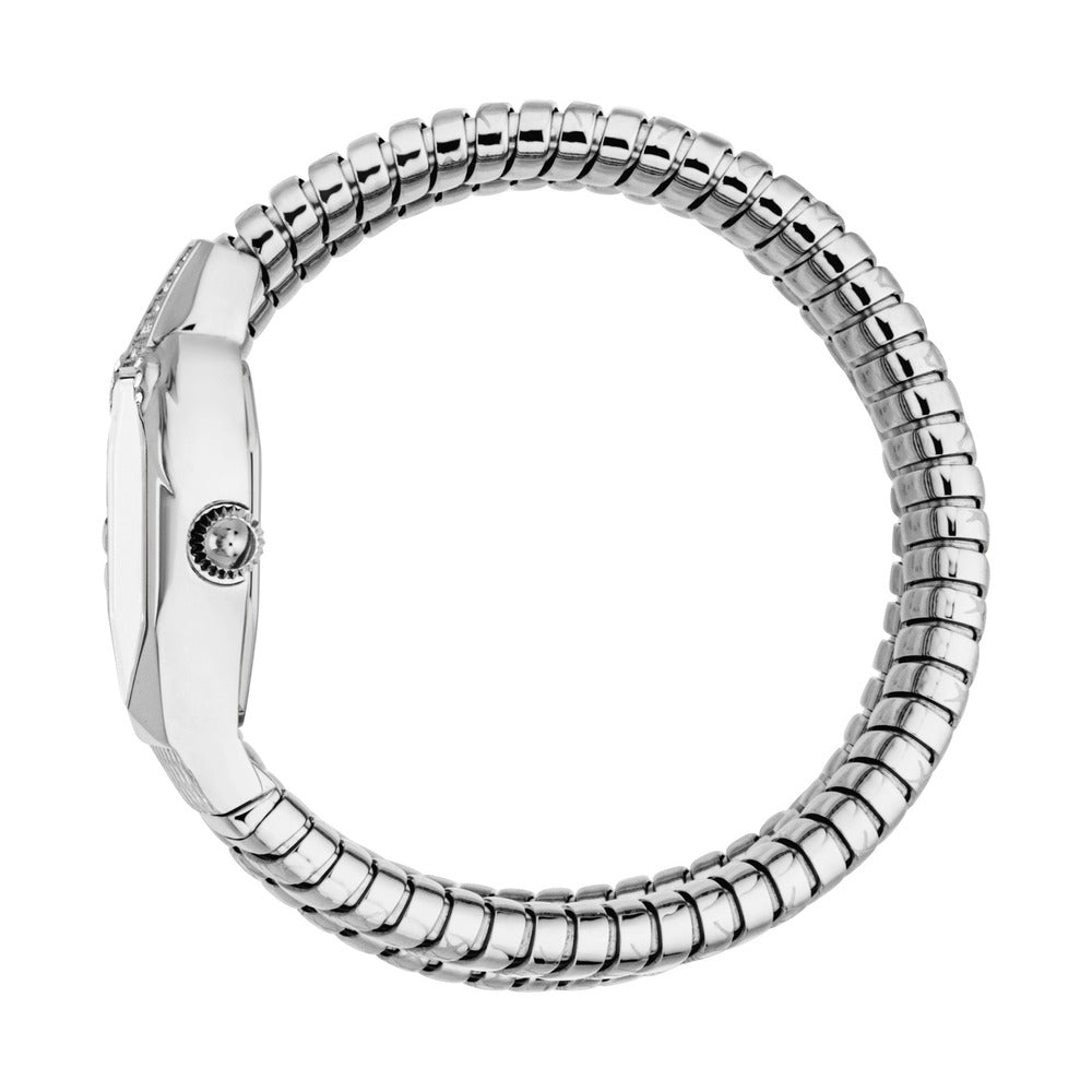 ساعة أمبرا فضية نسائية 