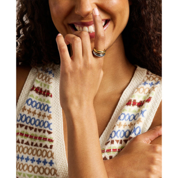 Women Ellis Two Tone Ring