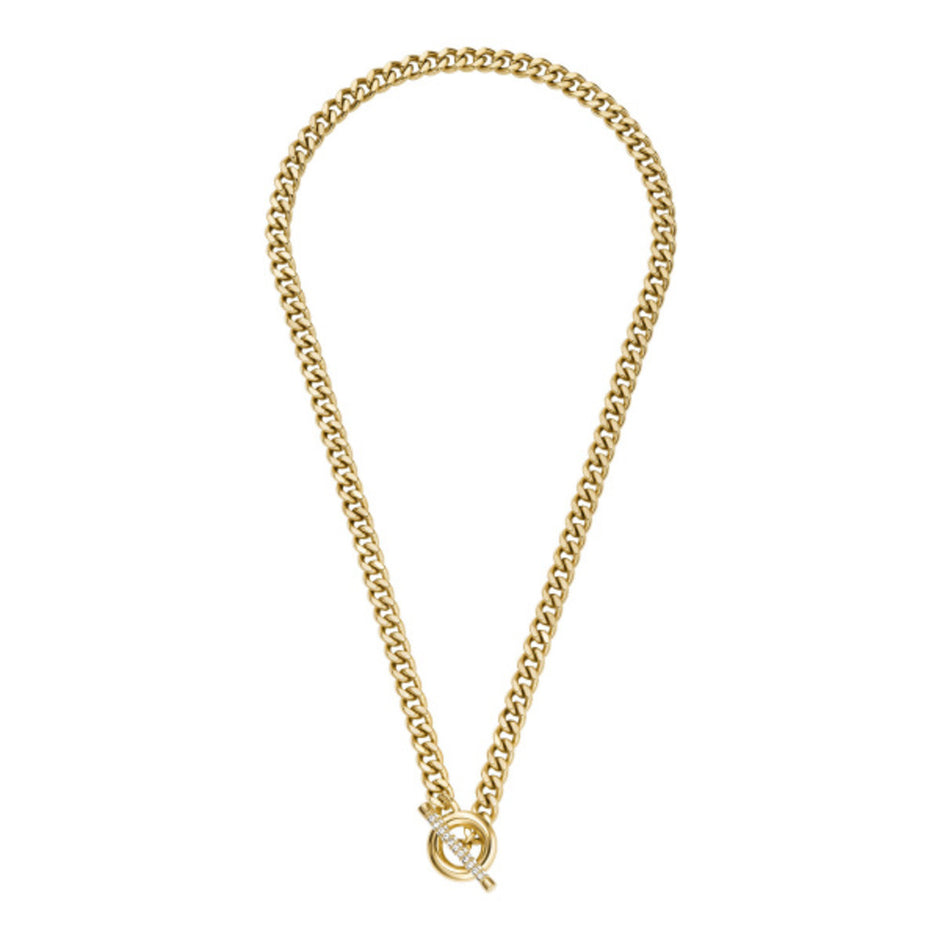 Women Carlie T-Bar Gold Necklace