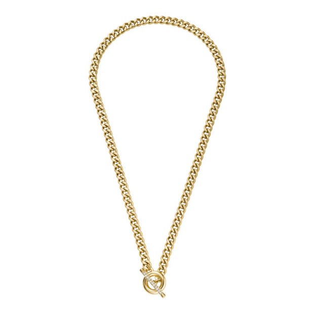 Women Carlie T-Bar Gold Necklace