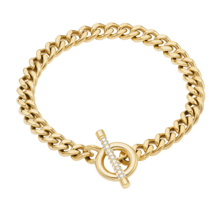 Women Carlie T-Bar Gold Bracelet