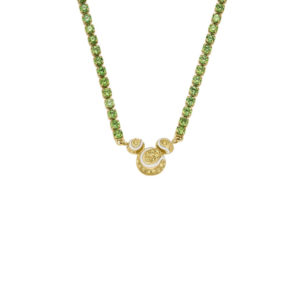 Women Mickey Tennis Necklace