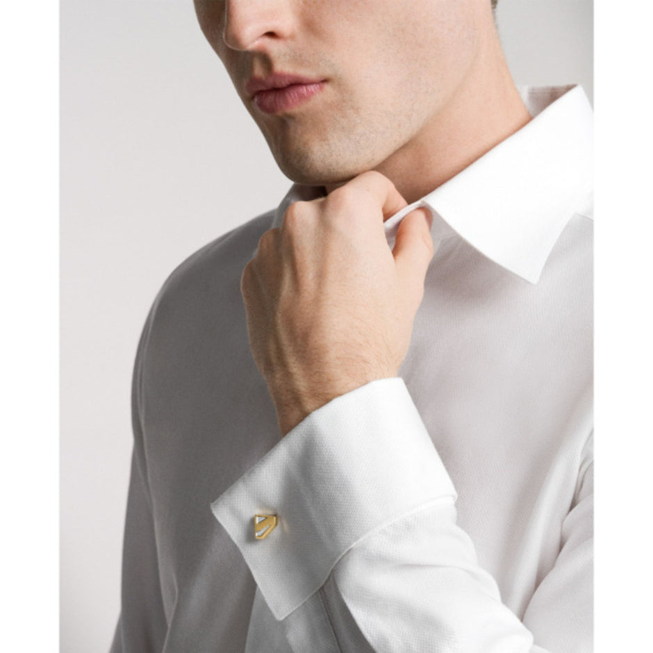 Men Superman Gold Cufflink