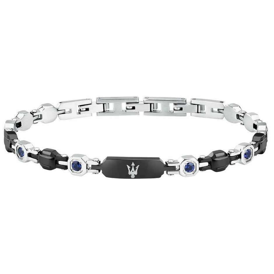 Women Silver/Black Bracelet