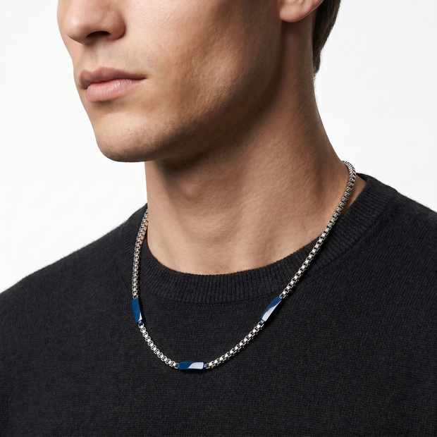 Men Iconic Silver Necklace