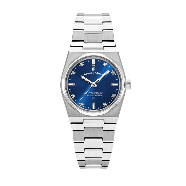 ساعة هورايزون فضية نسائية مقاس 