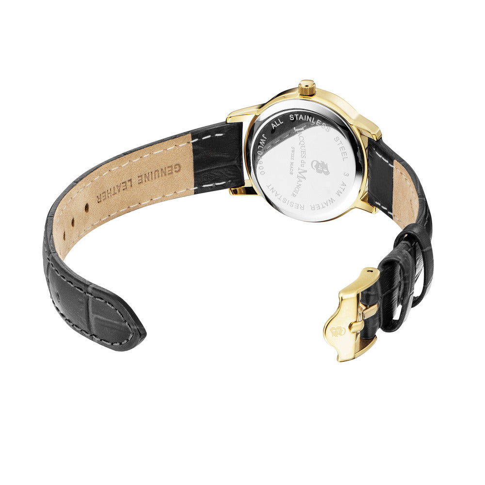 ساعة جينيسيس سوداء نسائية 